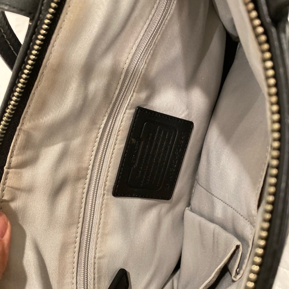 COACH LEATHER BLACK BAG - Picture 3 of 9